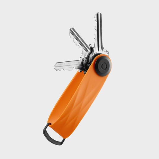 Orbitkey Active Nøkkelorganiserer Tangerine - Slank og Holdbar Gadget