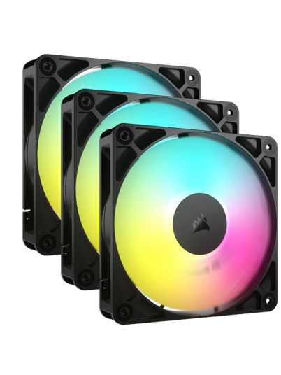 Corsair RS120 120mm RGB Kabinettvifter 3-pakning Corsair RS120 120mm RGB Kabinettvifter 3-pakning