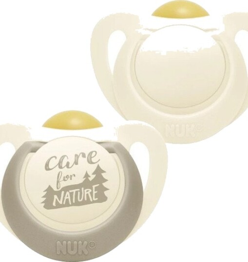 Nuk For Nature Latex Smokk 0-6 mnd 2 Stk