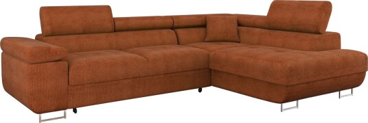 Gabina Sofa med Sjeselong 3 seter Oransje Gabina Sofa med Sjeselong 3 seter Oransje