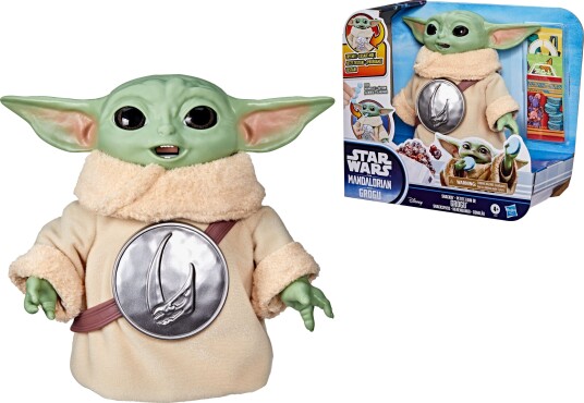 Star Wars Grogu 17 cm Interaktiv Figur med Snack-funksjon