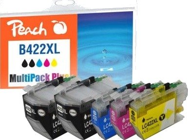 Ferskenpatron Brother Lc-422Xl Multipack Plus Kompatibel