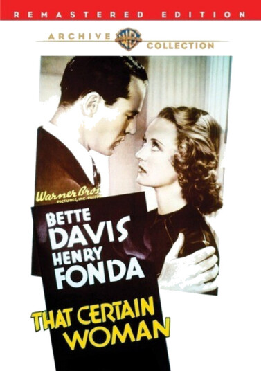 That Certain Woman DVD