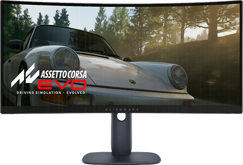 Dell Alienware AW3425DW 34" QD-OLED Gaming Skjerm 3440x1440 240Hz Kurvet