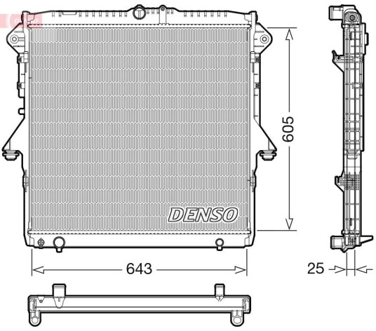 Radiator DENSO DRM10119