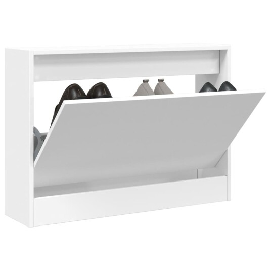 Skoskap hvit 80x21x57 cm konstruert tre 8721012381469