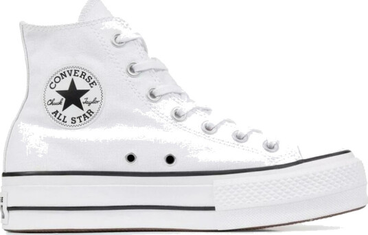 Converse Dame Sko Hvit 37 1/2 EU,