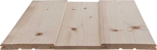 Eidskog Stangeskovene 14x120mm Vekselpanel Rund Gran Natur Eidskog Stangeskovene 14x120mm Vekselpanel Rund Gran Natur