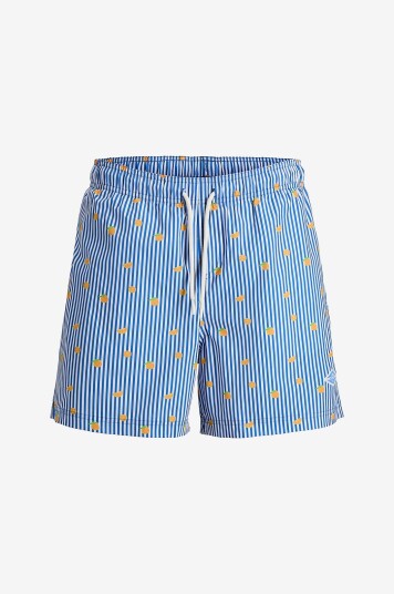 Jack & Jones   Badebukse jpstMaui Breeze Mini Stripe Swim   Blå