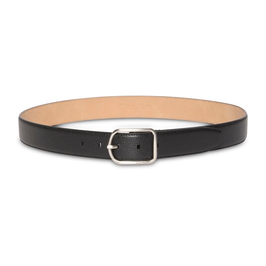 Calvin Klein Round Buckle 35Mm - Black - 100