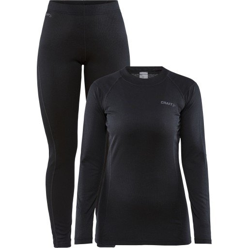 Craft Women's Core Warm Baselayer Set XS  Black