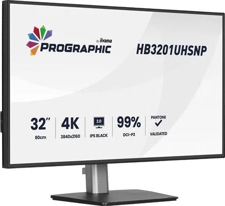 iiyama ProGraphic HB3201UHSNP-B1 31.5" Skjerm HB3201UHSNP-B1 iiyama ProGraphic HB3201UHSNP-B1 31.5" Skjerm HB3201UHSNP-B1