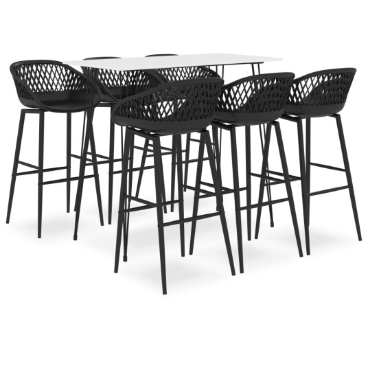  Barsett 7 deler hvit og svart 8720286172605
