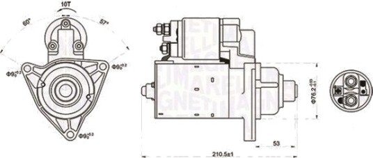 MAGNETI MARELLI 063721176010 Starter MAGNETI MARELLI 063721176010 Starter