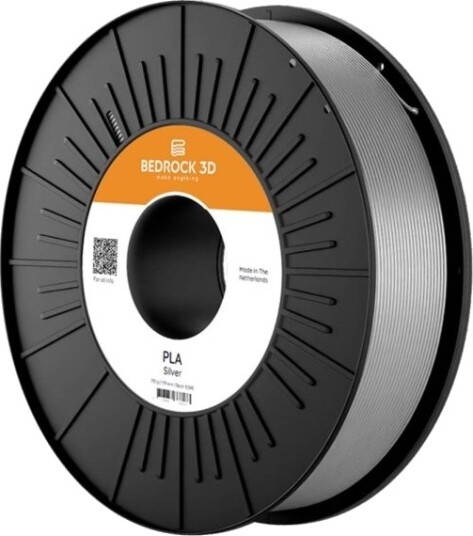 Bedrock 3D PLA Filament 2.85 mm 8500 g Sølv PLA-0021B850 Bedrock 3D PLA Filament 2.85 mm 8500 g Sølv PLA-0021B850