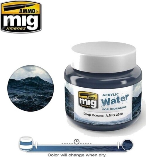Vallejo Ammo: Akrylvann Deep Oceans 250 Ml Vallejo Ammo: Akrylvann Deep Oceans 250 Ml
