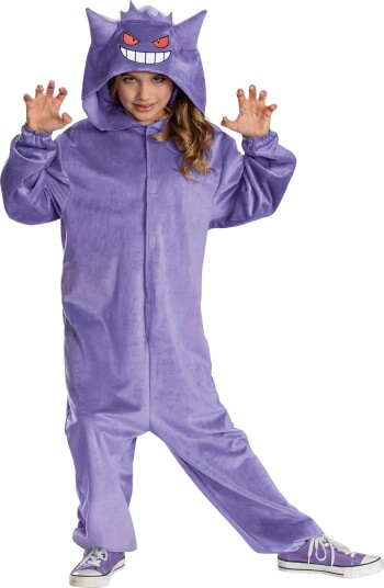 Pokémon™ Gengar Onesie Deluxe Barn Kostyme - Large