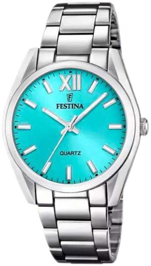 Festina Dameklokke F20622 D Boyfriend Turkis/Stål Ø36.8 mm Festina Dameklokke F20622 D Boyfriend Turkis/Stål Ø36.8 mm