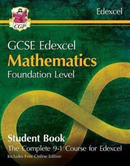 Grade 9-1 Gcse Maths Edexcel Student Book - Foundation (With Online Edition): Perfect Course Compani Av Cgp Books