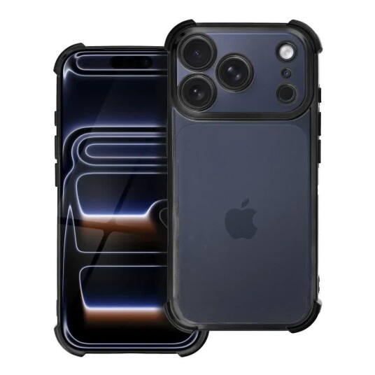 OEM Antishock Electro Deksel for iPhone 17 Pro Svart