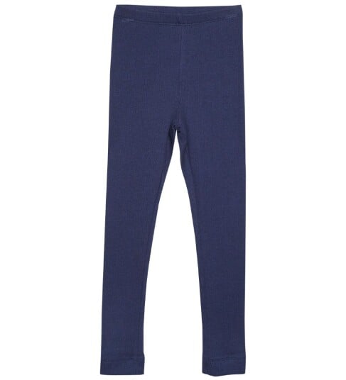 Minymo Leggings Dark Navy 8 år 128 Leggings Blå