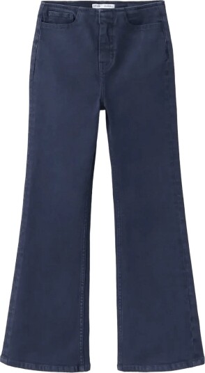 Mango Waistband Free Flare Jeans   NAVY   152