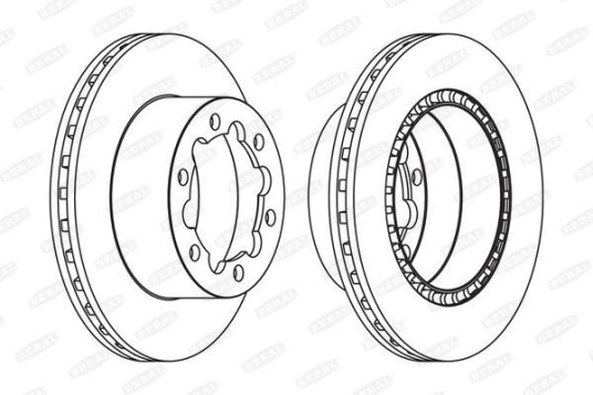 Bremseskive BERAL BCR312A Bremseskive BERAL BCR312A