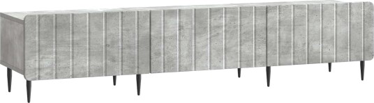 TV skap med skuff Betonggrå 147 x 34,5 x 32 cm Konstruert tre