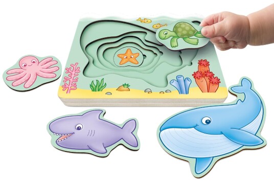 Orchard Toys Nesting Puslespill 5 Brikker Under Havet Orchard Toys Nesting Puslespill 5 Brikker Under Havet