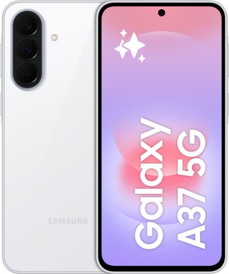 Samsung Galaxy A37 5G 6GB/128GB Smarttelefon med 6,7" AMOLED Skjerm og 50MP Kamera - Awesome White Samsung Galaxy A37 5G 6GB/128GB Smarttelefon med 6,7" AMOLED Skjerm og 50MP Kamera - Awesome White