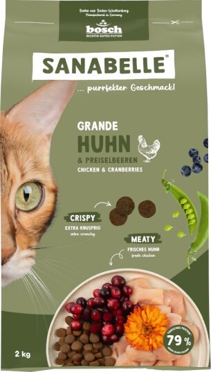 Sanabelle Tørrfôr Grande Kylling 2 kg
