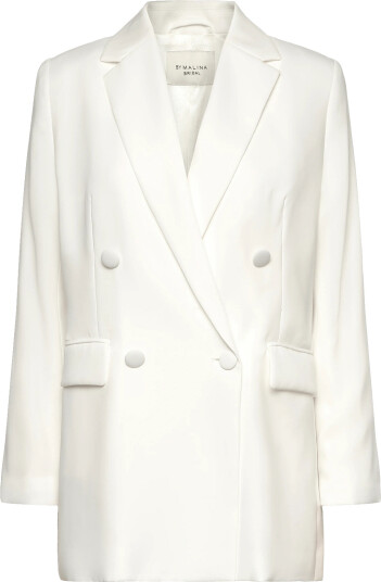 Malina Disa Tuxedo Blazer   Cream   XL