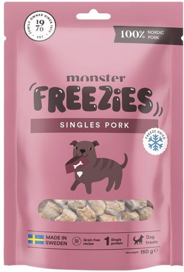 Monster Pet Food Monster Dog Treats Freeze Dried Pork (150 G)