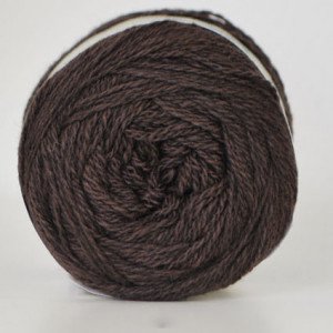  Hjertegarn Organic 350 Garn Farge 4001 Mørkebrun