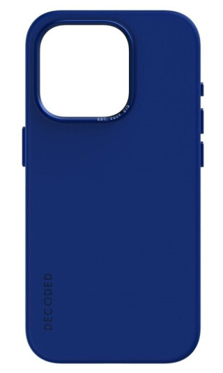 Decoded Iphone 15 Pro Deksel Silicone Backcover Galactic Blue