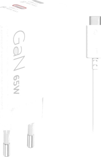 Lenovo 65W Dobbel USB-C GaN Mobillader Hvit