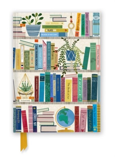 Flame Tree Notatbok Bookshelves