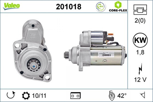 Starter VALEO 201018