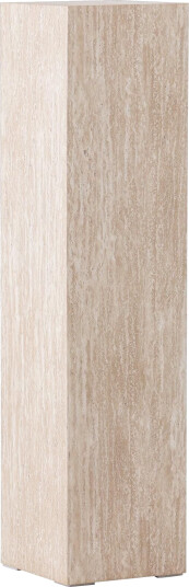 VIND Rike sokkel Beige 23 x 23 x 95 cm Beige VIND Rike sokkel Beige 23 x 23 x 95 cm Beige