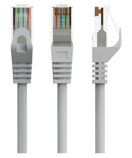 Cablexpert Koblingskabel Rj-45 Hann Til Rj-45 Hann 20 M 6.2 Mm Utp Cat 6 Uten Hindringer Flertrådet Grå