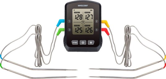 Levenhuk Wezzer Cook MT90 Steketermometer med 4 sensorer (-20 til 300C)