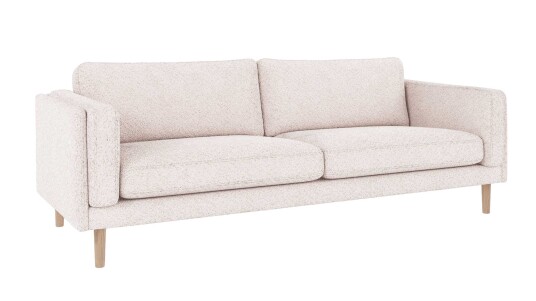 Rowico Home Braden 3 seters sofa Hvit Anna 1 Hvitpigmentert eikben