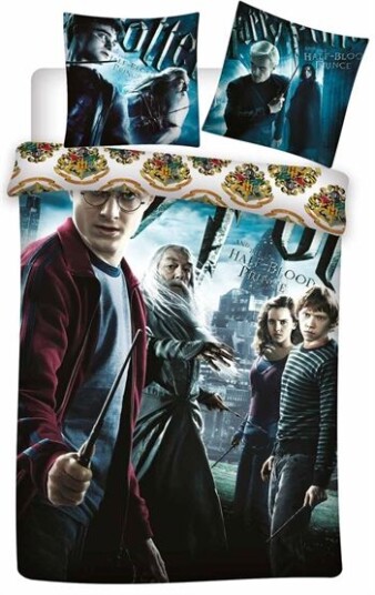 Licens Harry Potter Sengetøy 140x200 cm Sengesett med Harry Potter & Dumbledore 2 i 1 design 100% bomull Licens Harry Potter Sengetøy 140x200 cm Sengesett med Harry Potter & Dumbledore 2 i 1 design 100% bomull