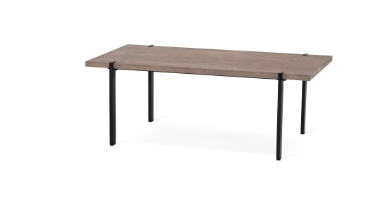 Torkelson Aki salongbord Gråbeiset eik 130 x 65 cm Grå