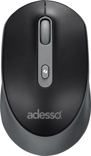 Adesso Imouse A30b Ambidekstriøs Optisk Rf Kabel Fri 1200 Dpi Sort Grå