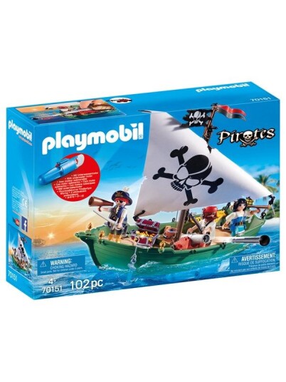 Playmobil Pirates - Sjørøverskip med undervannsmotor