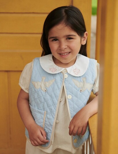 Copenhagen Colors Quilted Vest Blue 110