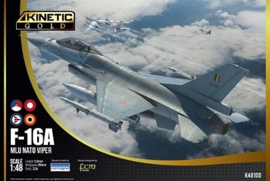 Kinetic 1/48 F-16A Block 20 MLU NATO Viper (norsk utgave)