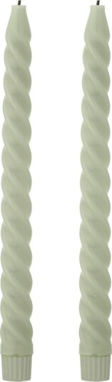 Bloomingville Ponza LED Kronelys - Grønn - 2 pk