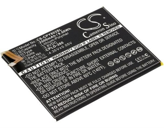 Coolpad Y803-9 batteri (2500 mAh 3.8 V, Sort) Coolpad Y803-9 batteri (2500 mAh 3.8 V, Sort)